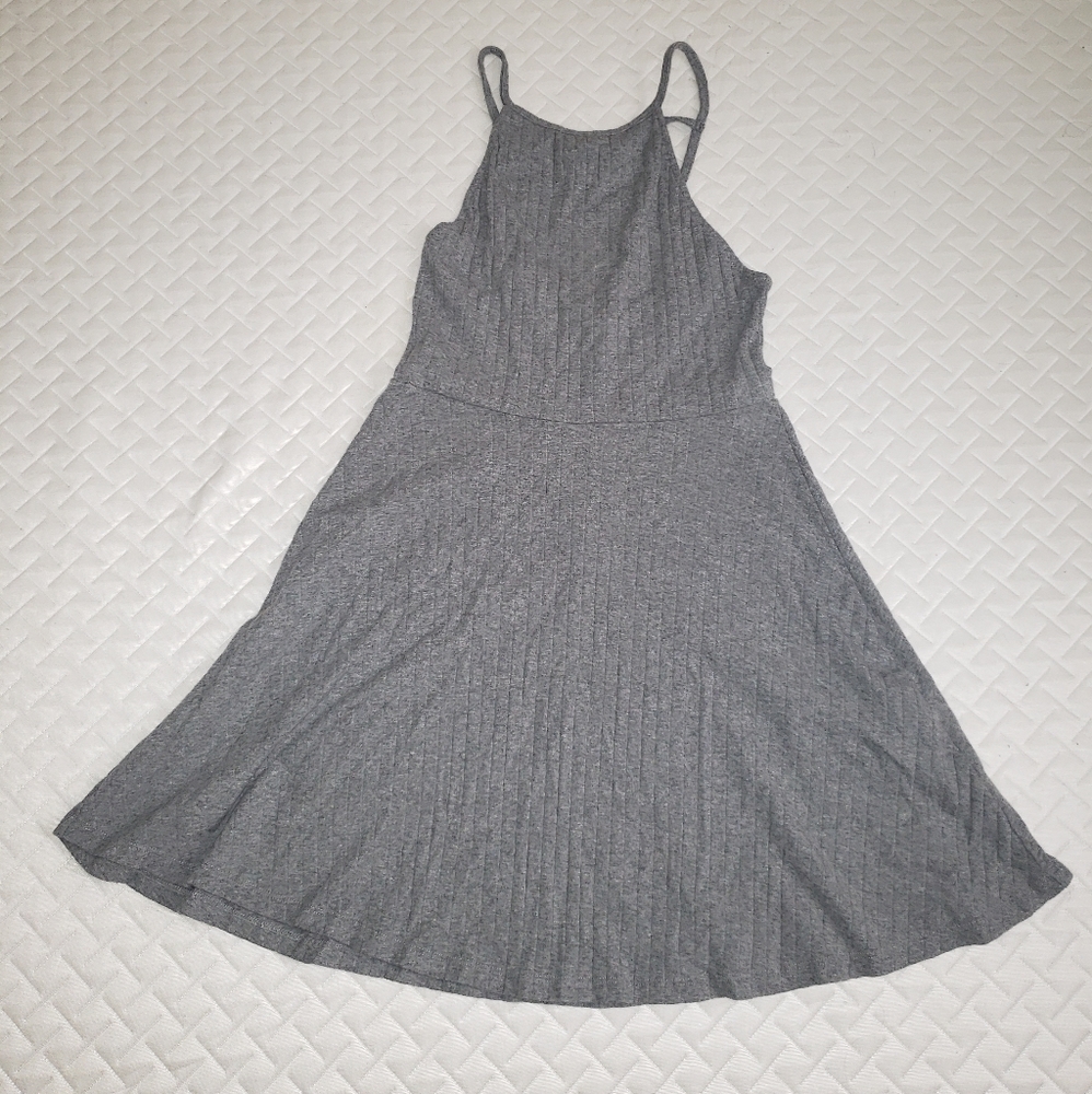 Gray cotton dress